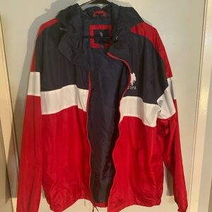 Polo by Ralph Lauren Red and Navy Windbreaker